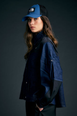 A-line Denim Jacket Cordura Dark Indigo