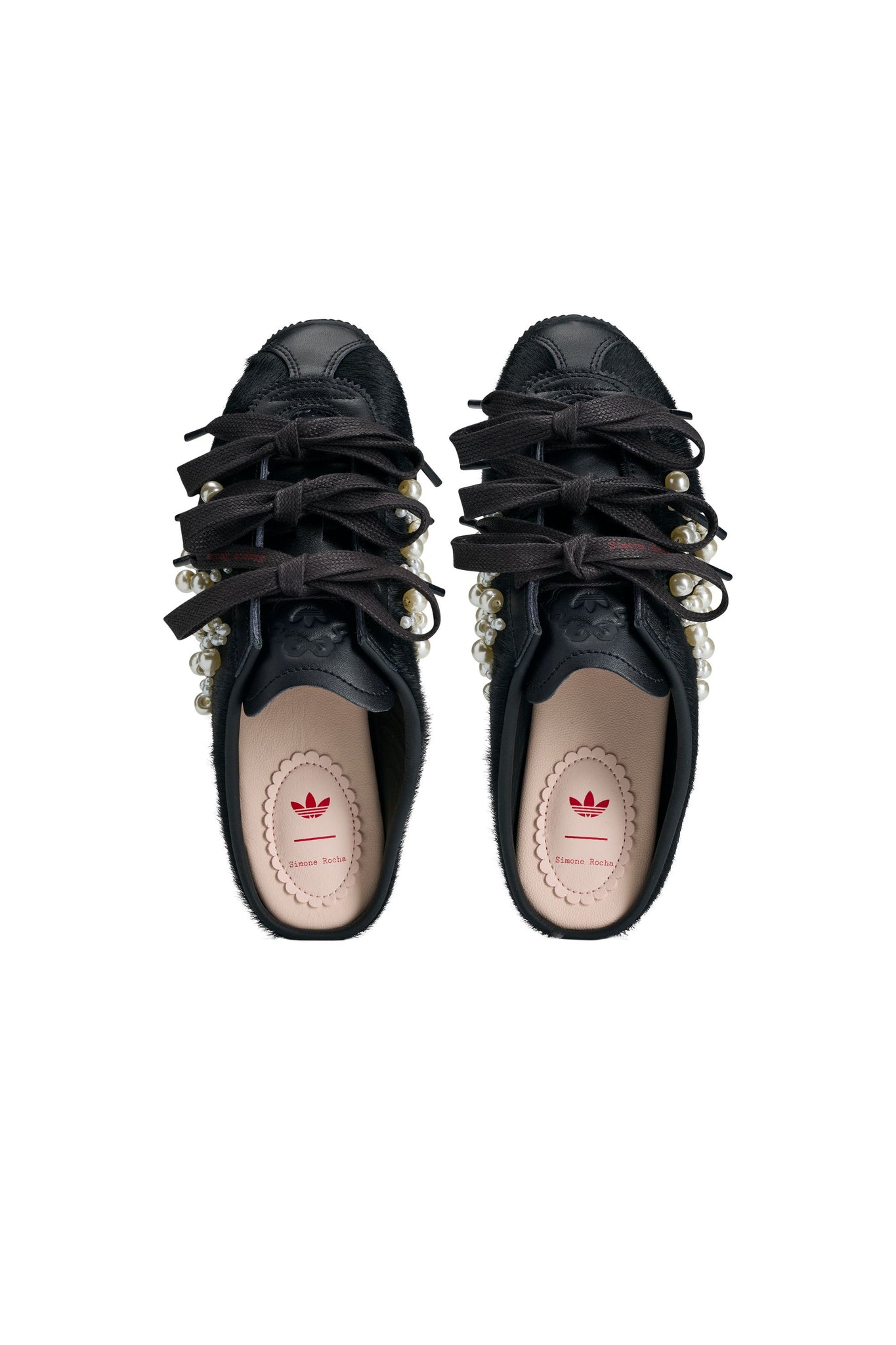 Simone Rocha Japan Slip-on Core Black/Core Black/Better Scarlet