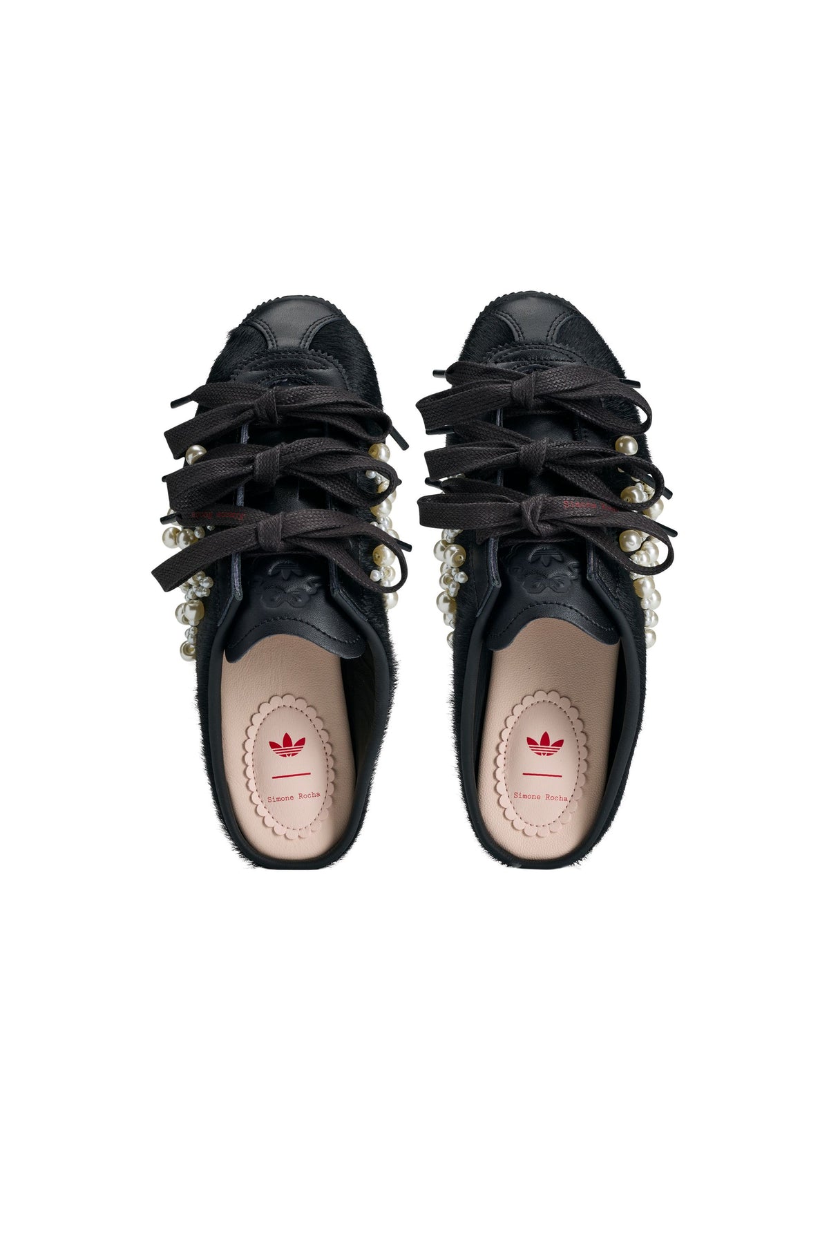 Simone Rocha Japan Slip-on Core Black/Core Black/Better Scarlet