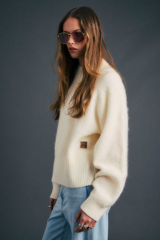 Burrow Sweater Ivory