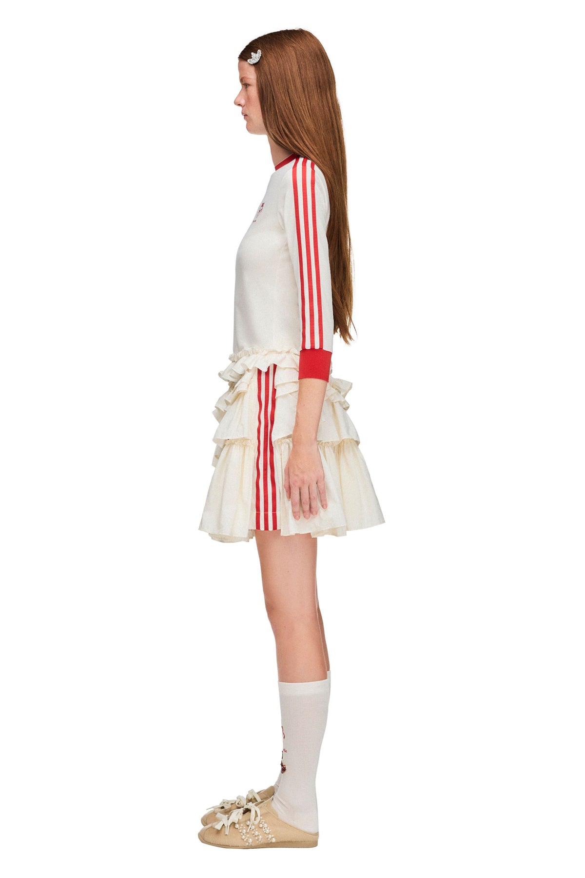 Simone Rocha Frill Skirt Chalk White