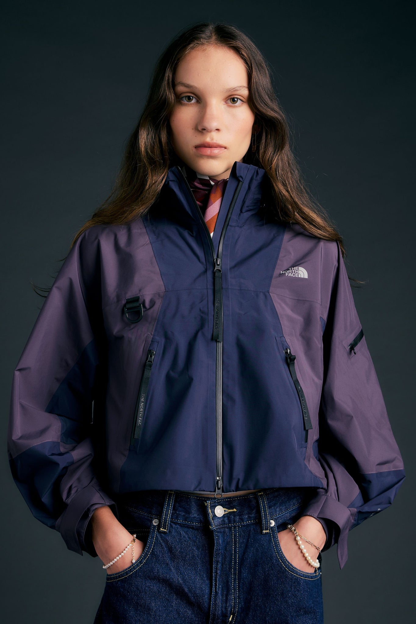 Dryvent A-Line Retro Hardshell Jacket Aviator Navy/Endless Dusk