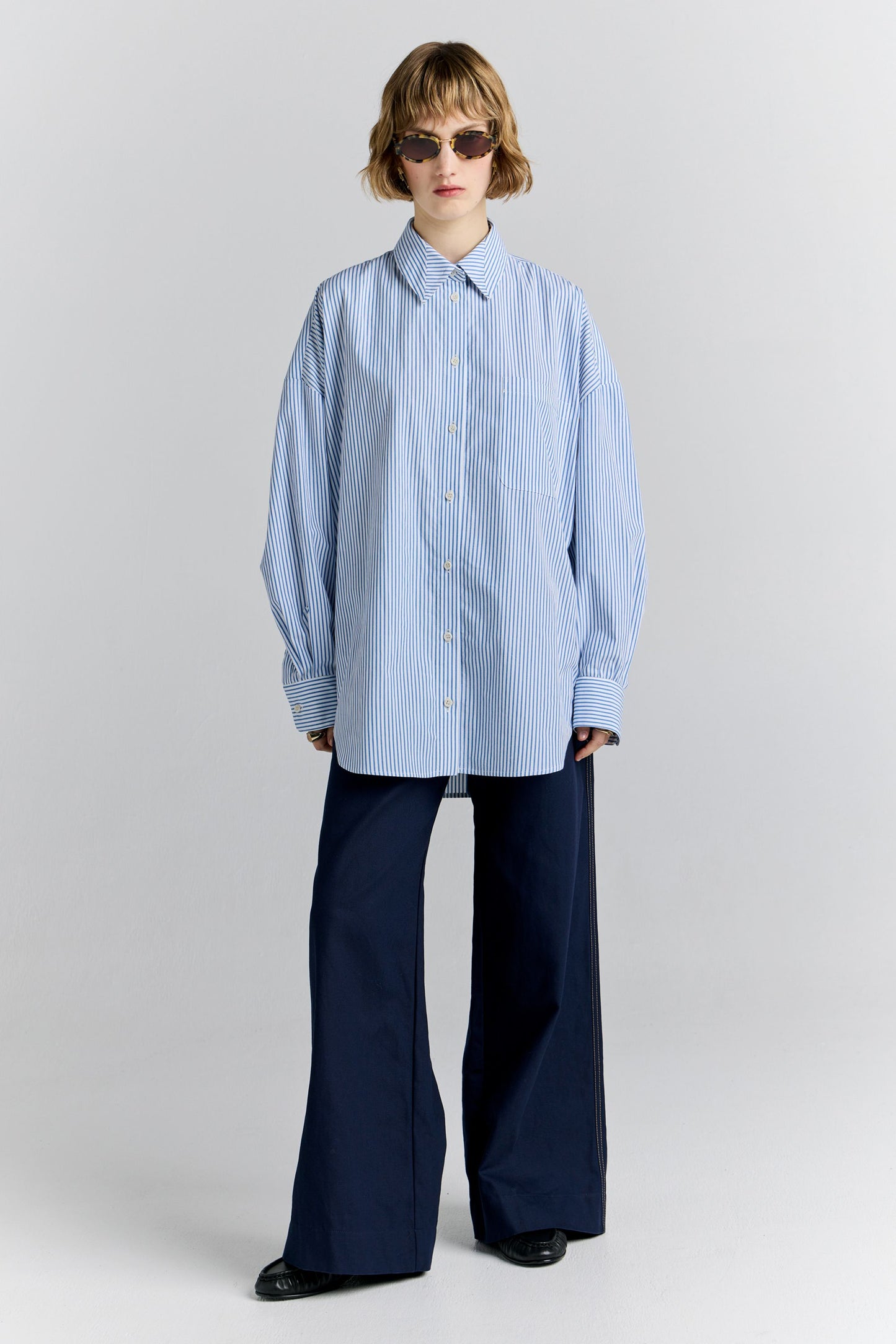 Rider Shirt Blue/White