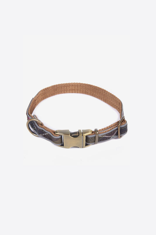 Reflective Tartan Dog Collar Classic Tartan