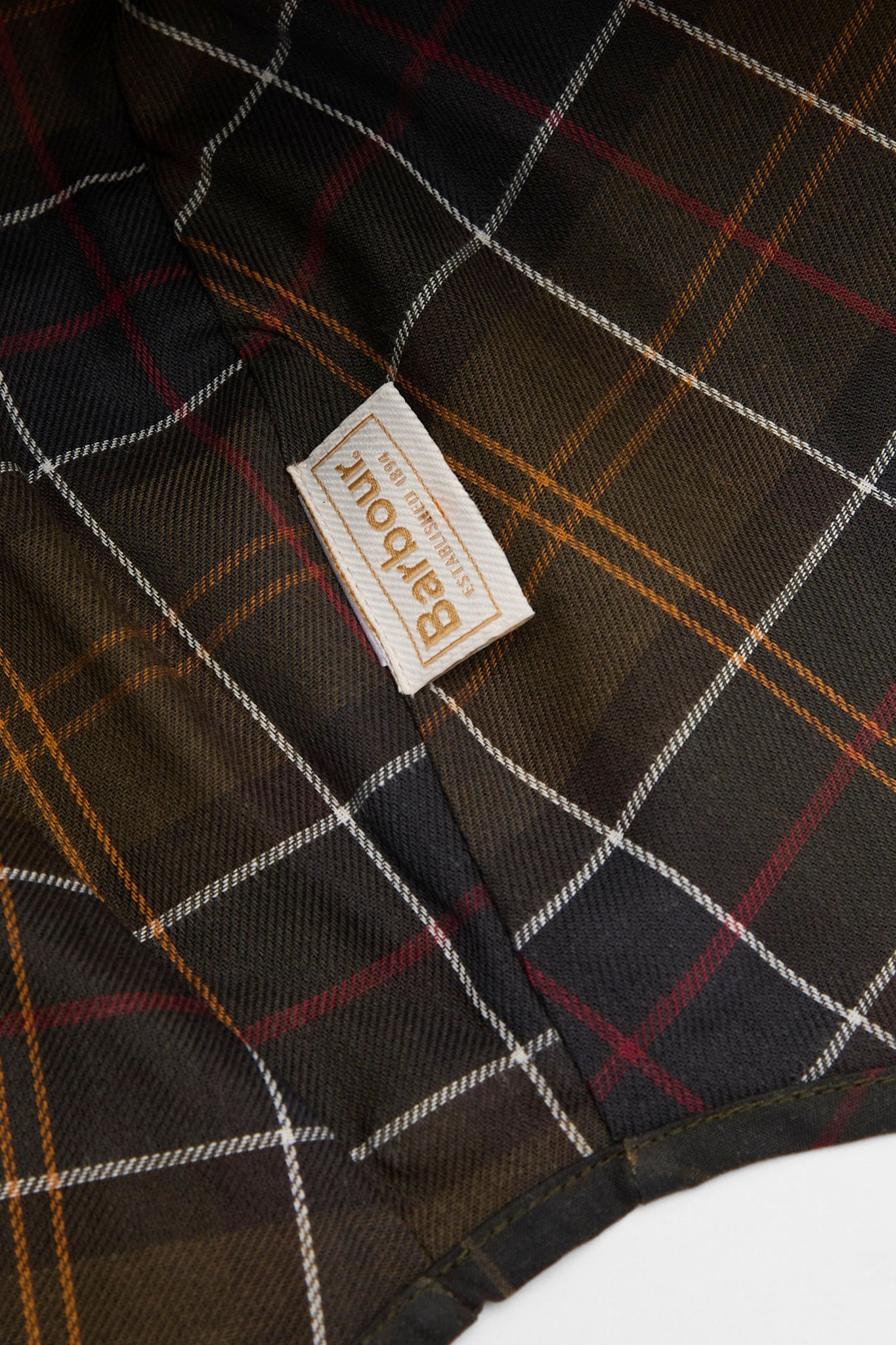 Arlene Wax Tie Headscarf Classic Tartan