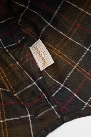 Arlene Wax Tie Headscarf Classic Tartan