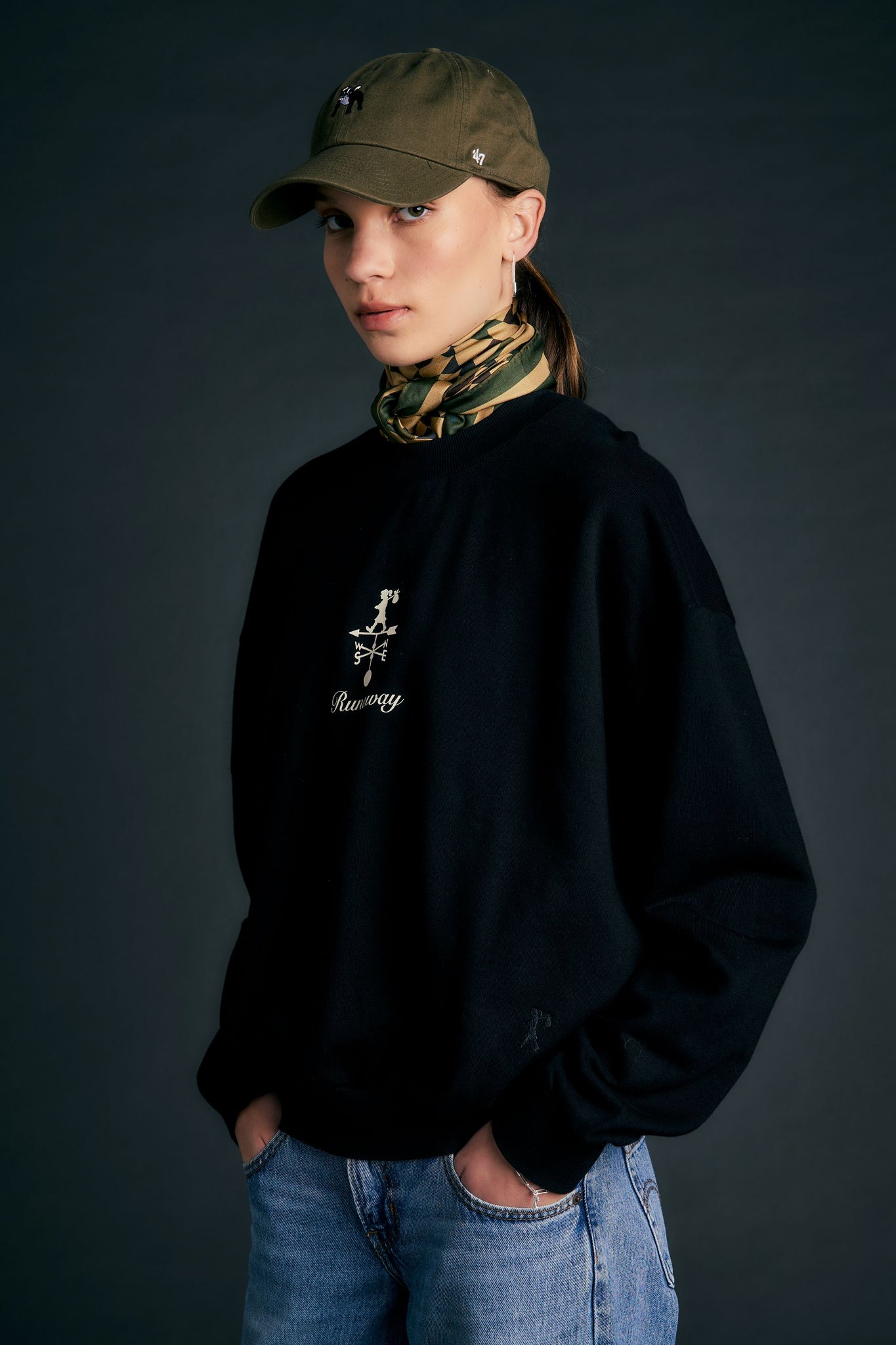 Runaway Weather Shop Sweatshirt Black