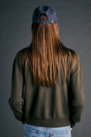 Posy Cashmere Cardigan Olive