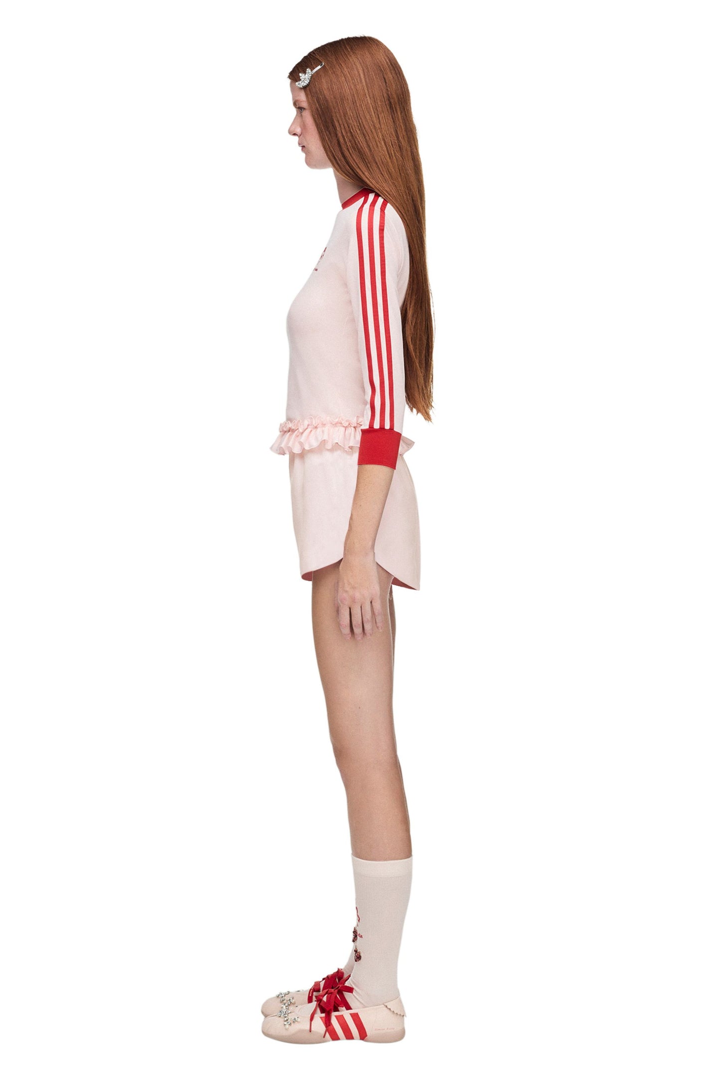 Simone Rocha Long-Sleeve Top Icey Pink