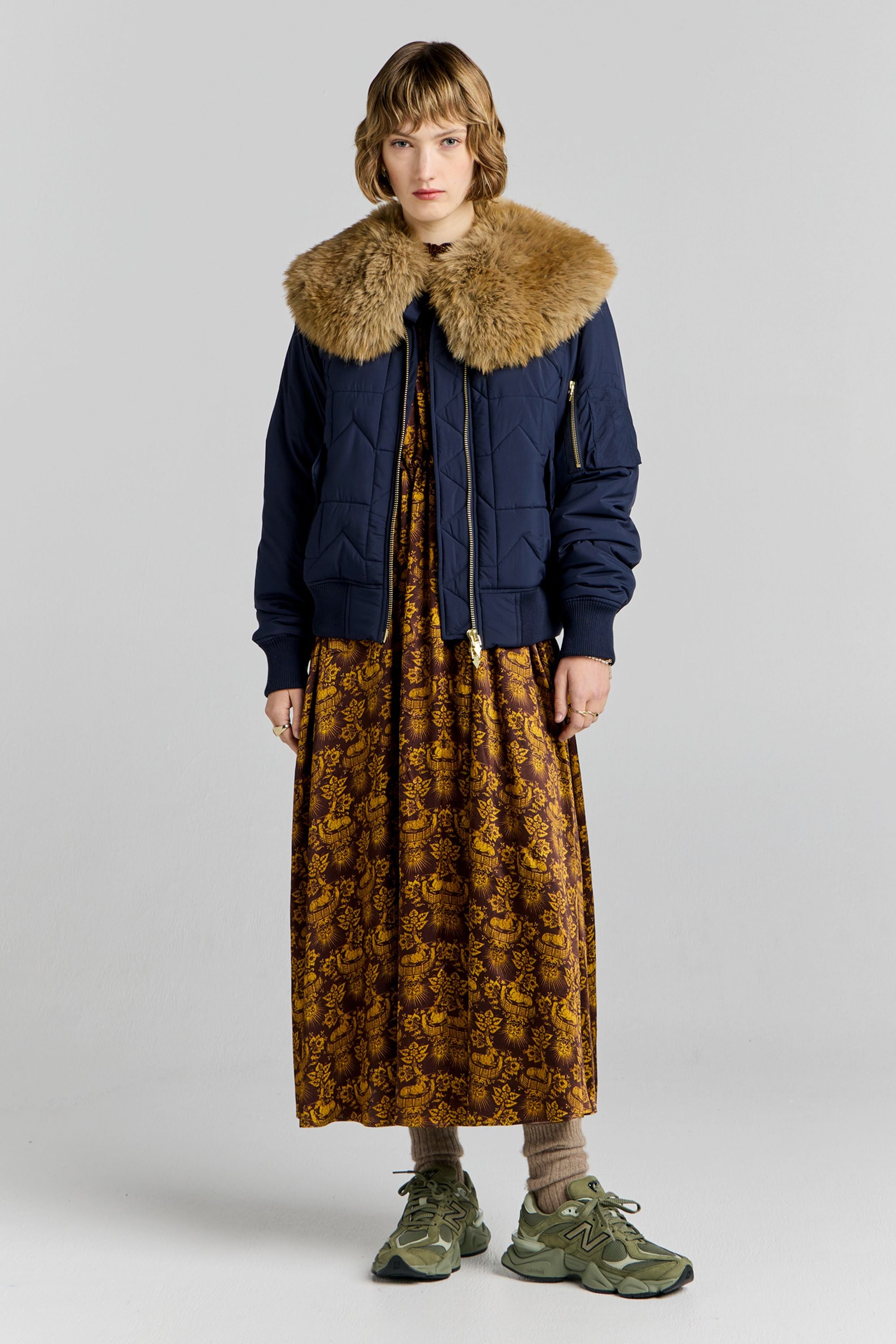 karen walker グレー 花柄 ジャケット UK 8 Clothing – Karen Walker