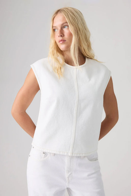 Denim Sleeveless Tee Tooth Fairy