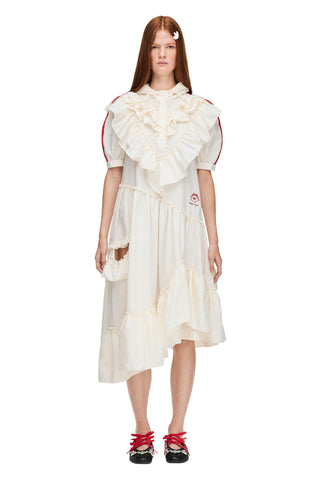 Simone Rocha Frill Dress Chalk White