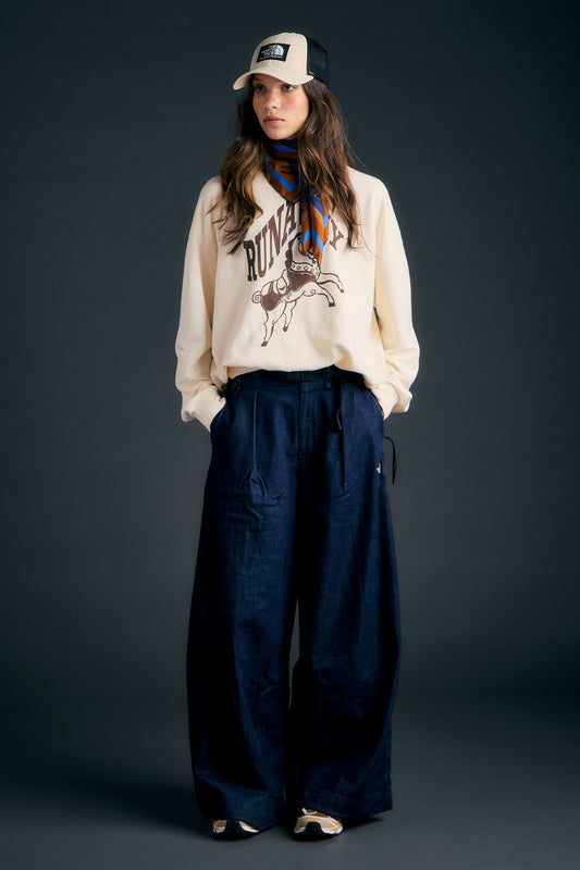 Casual Denim Pants Cordura Dark Indigo
