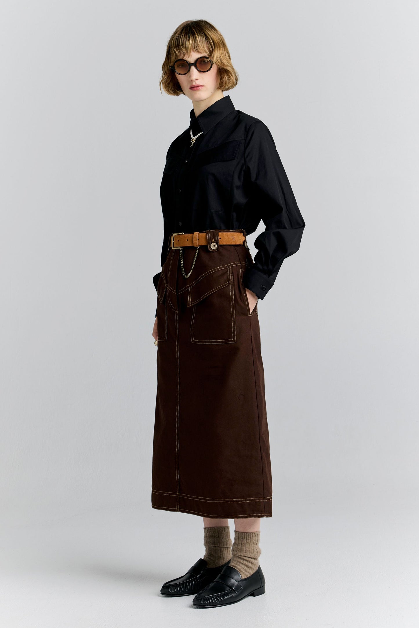 Wayfare Skirt Chocolate