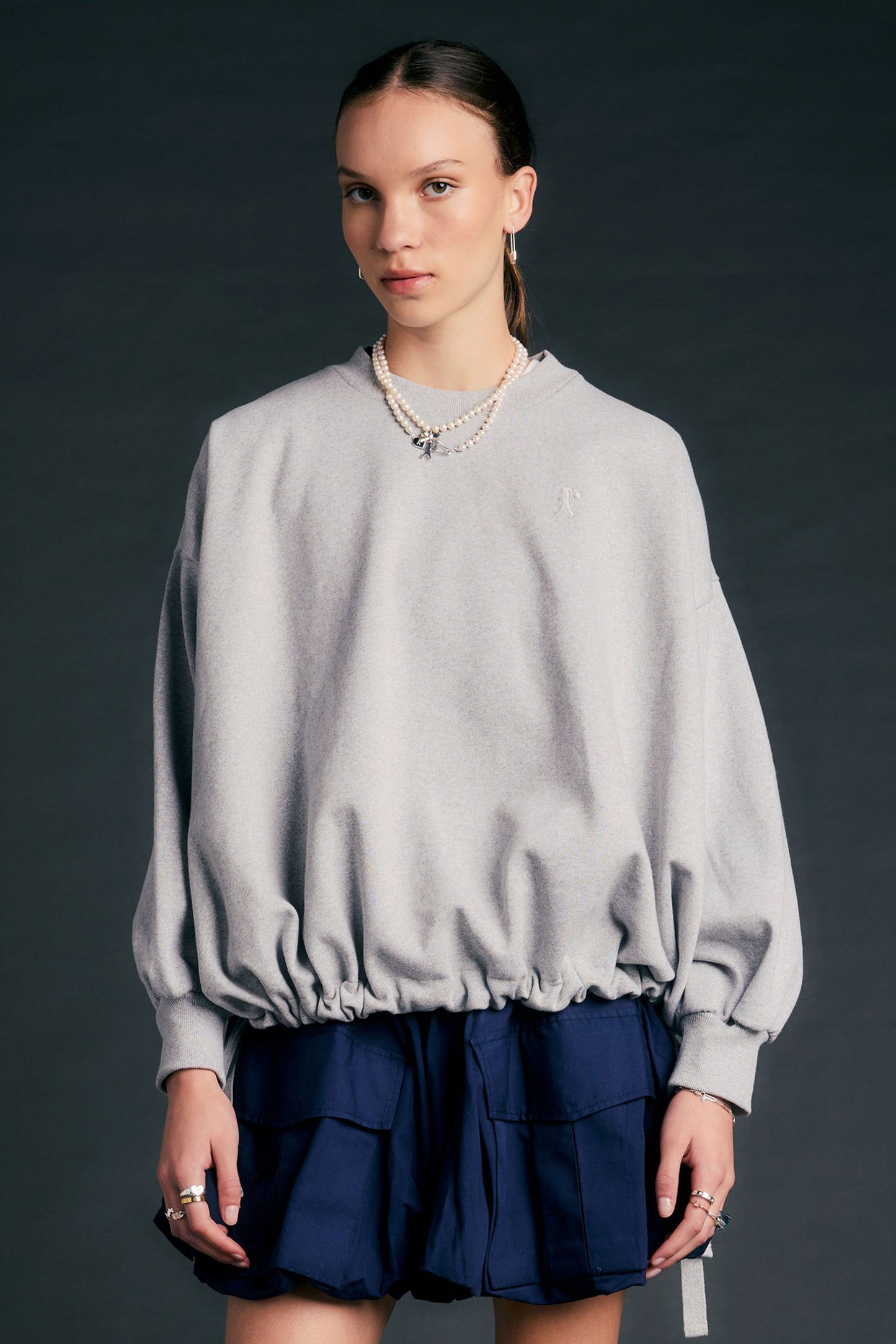 Fraternity Sweatshirt Grey Marle