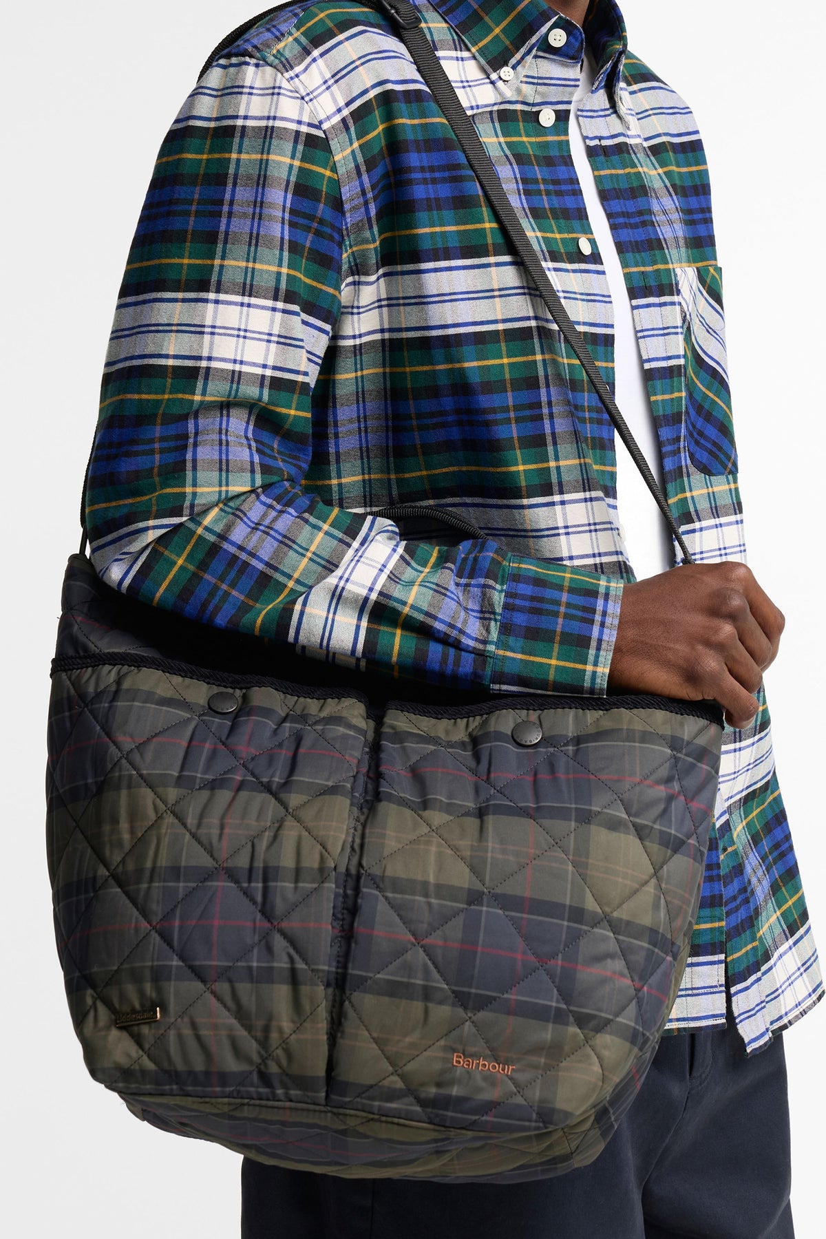 Tartan Liddesdale Tote Bag Shadow Classic Tartan