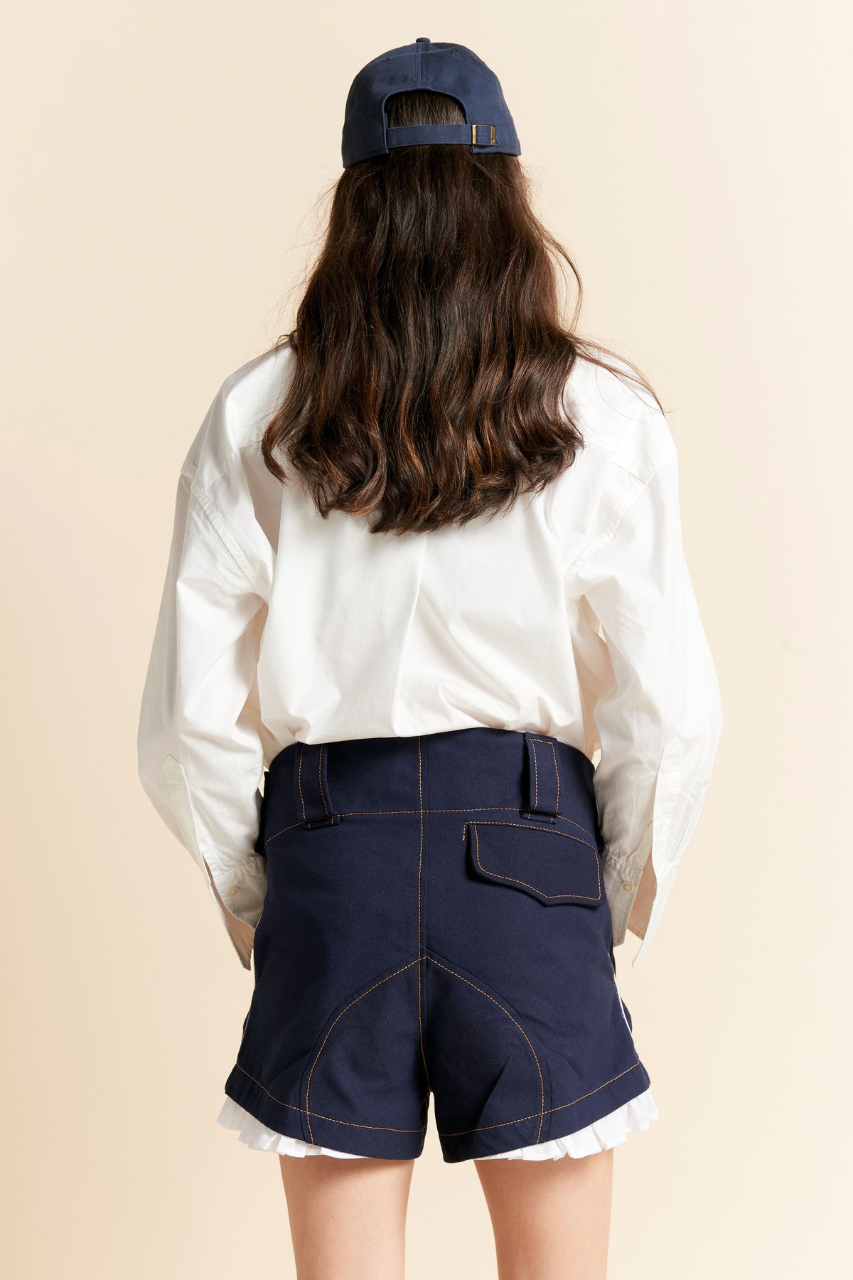Harbour Organic Cotton Shorts Navy