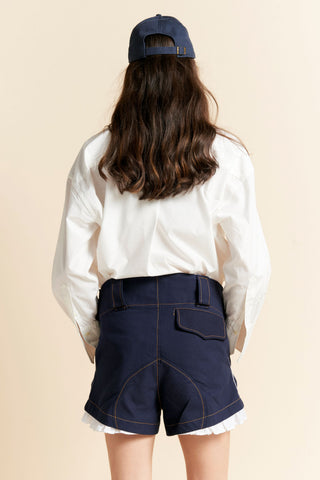 Harbour Organic Cotton Shorts Navy