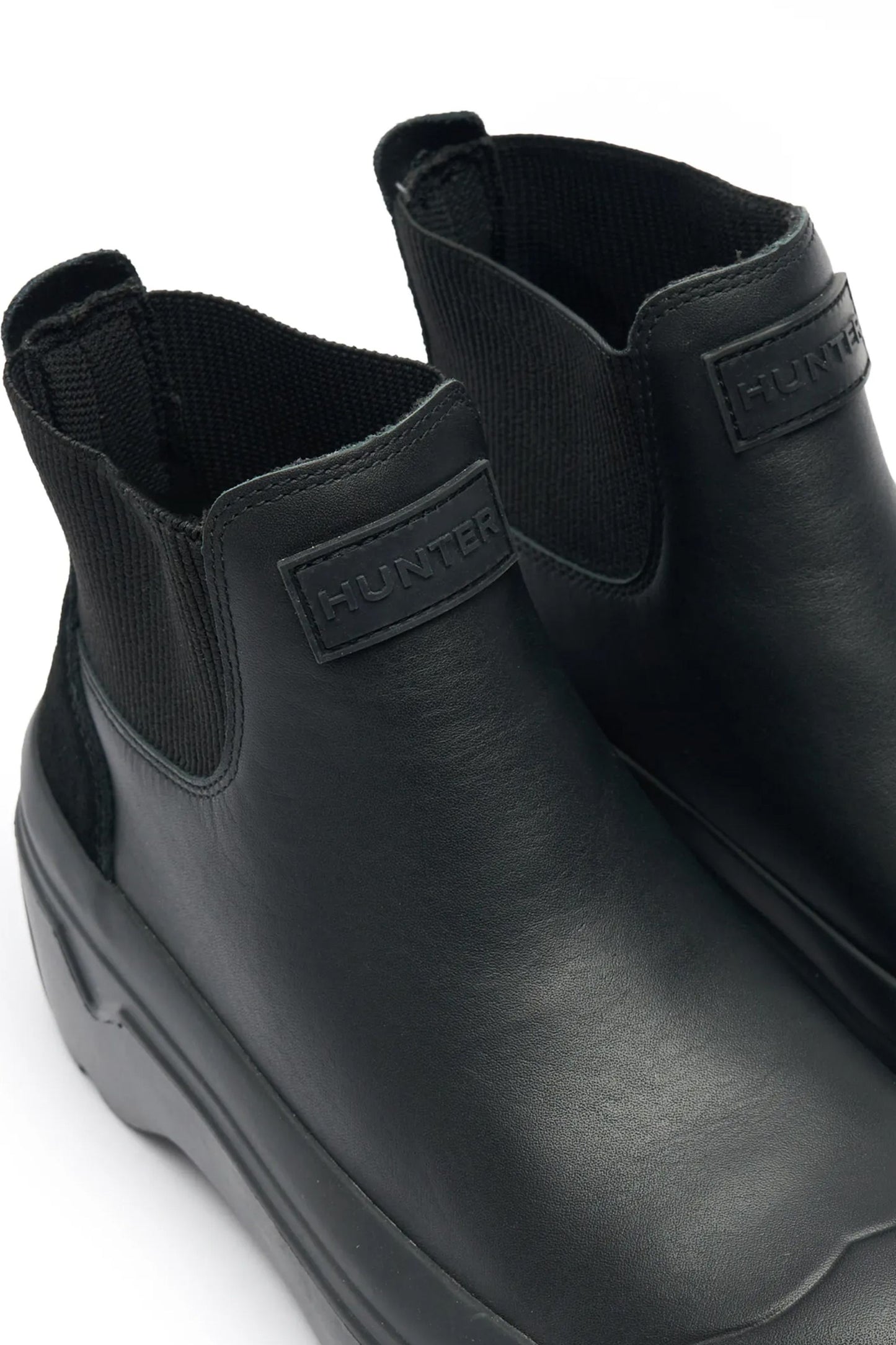 Refined Explorer Pull on Leather Boot Black