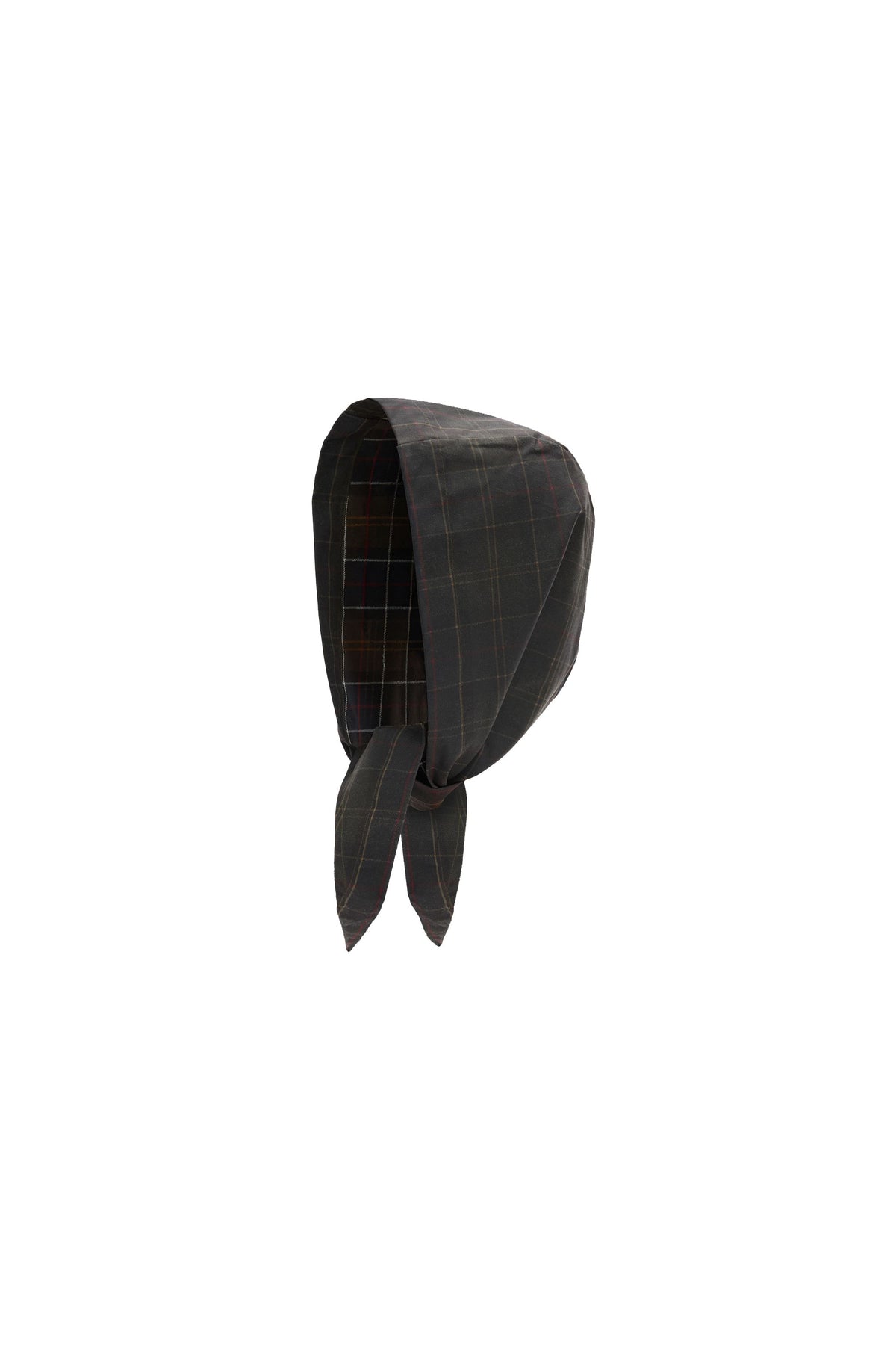 Arlene Wax Tie Headscarf Classic Tartan