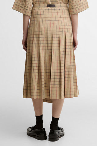 Hollington Midi Skirt Multi Tattersall