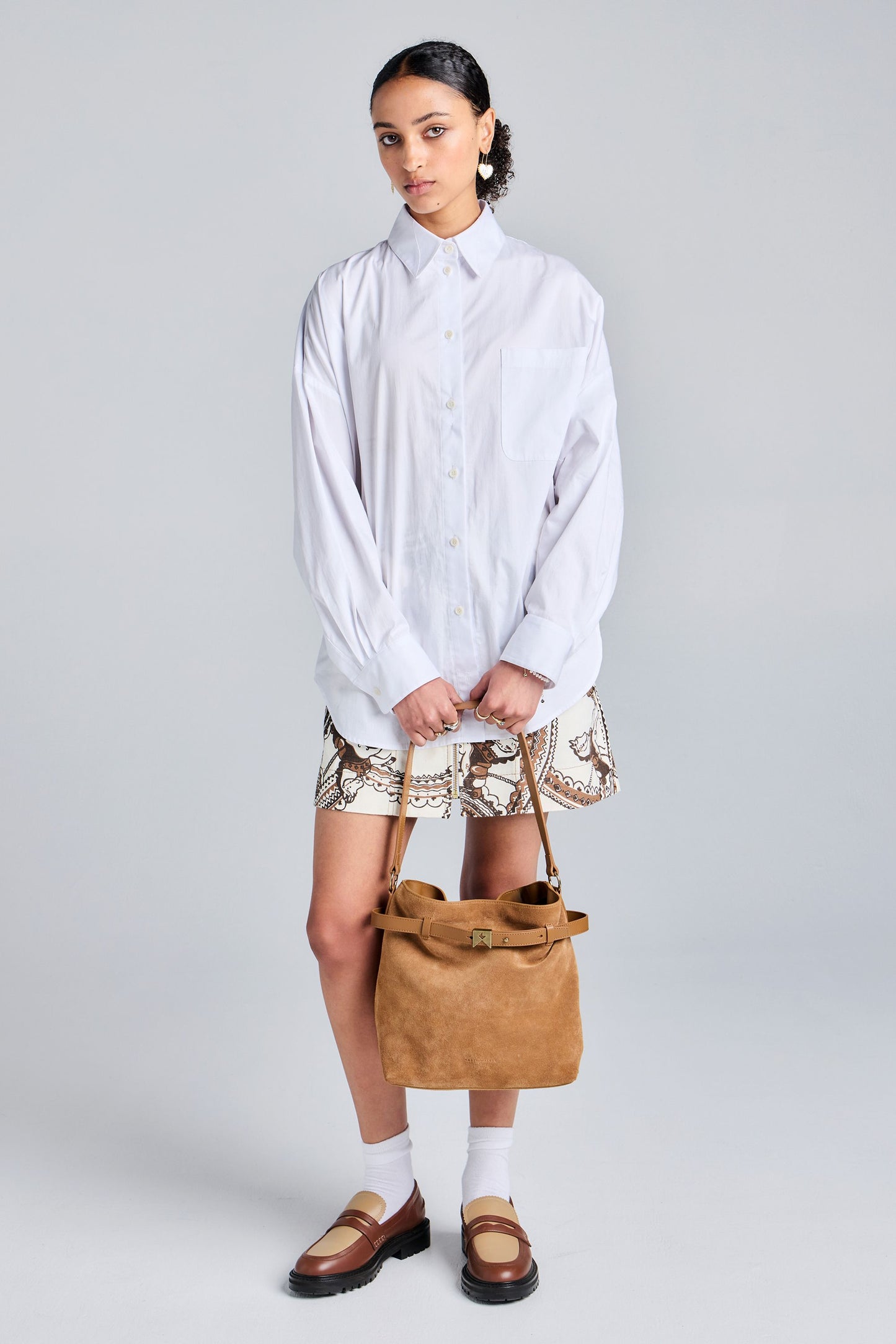 Rider Bucket Bag Tan