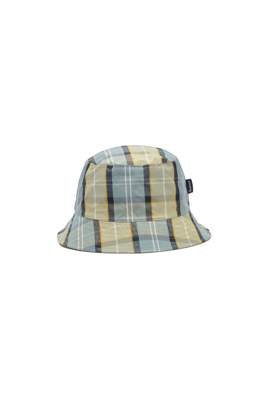 Hutton Reversible Bucket Hat Highland Loch Tartan/Seagreen