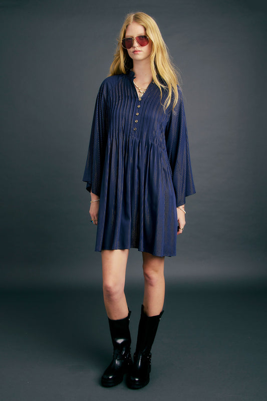 Glaze Dress Navy
