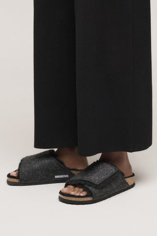 Solana Felt Shearling Regular Fit Anthracite