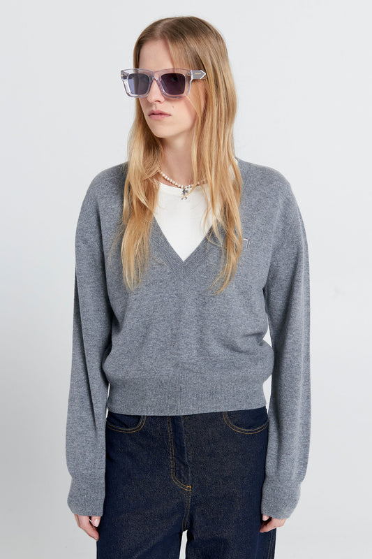 Colette Sweater Grey Marle