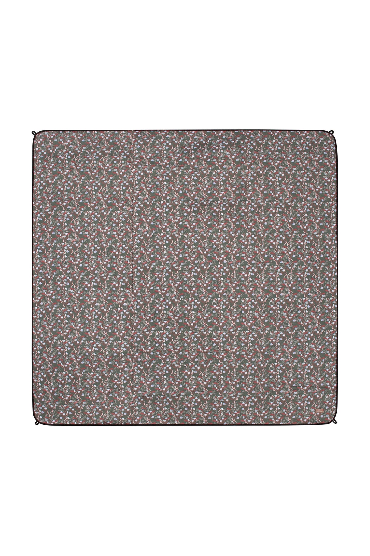 Picnic Mat Whimsy Floral Olive Multi