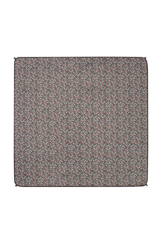 Picnic Mat Whimsy Floral Olive Multi