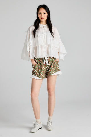 Johanna Shorts Olive Multi