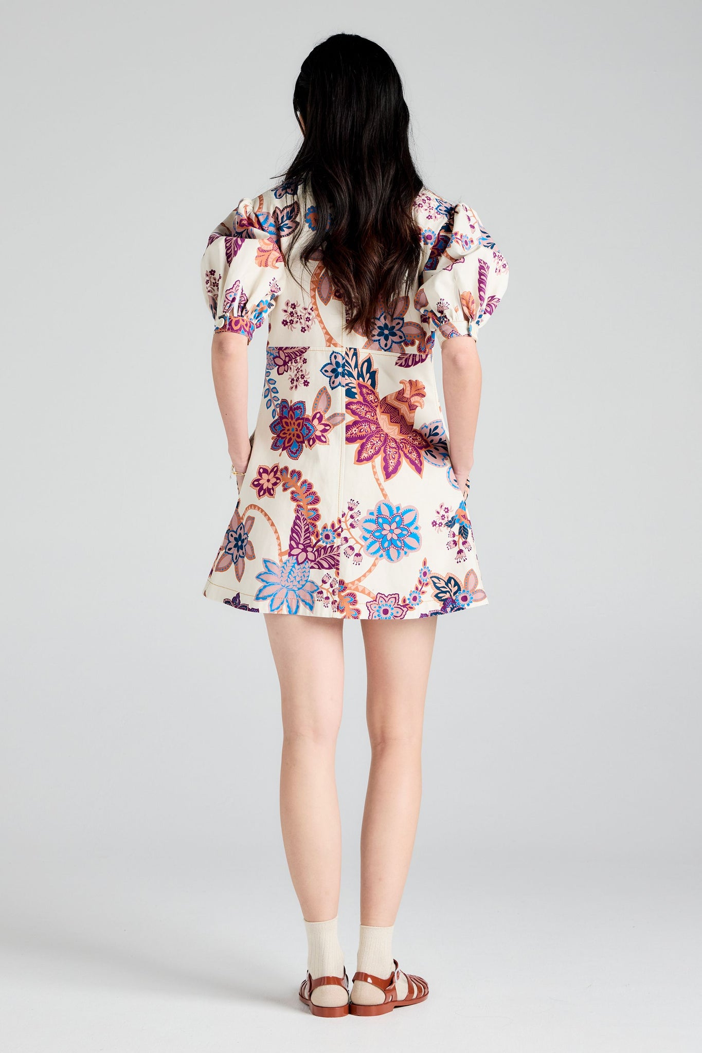 Delphie Dress Cream Multi