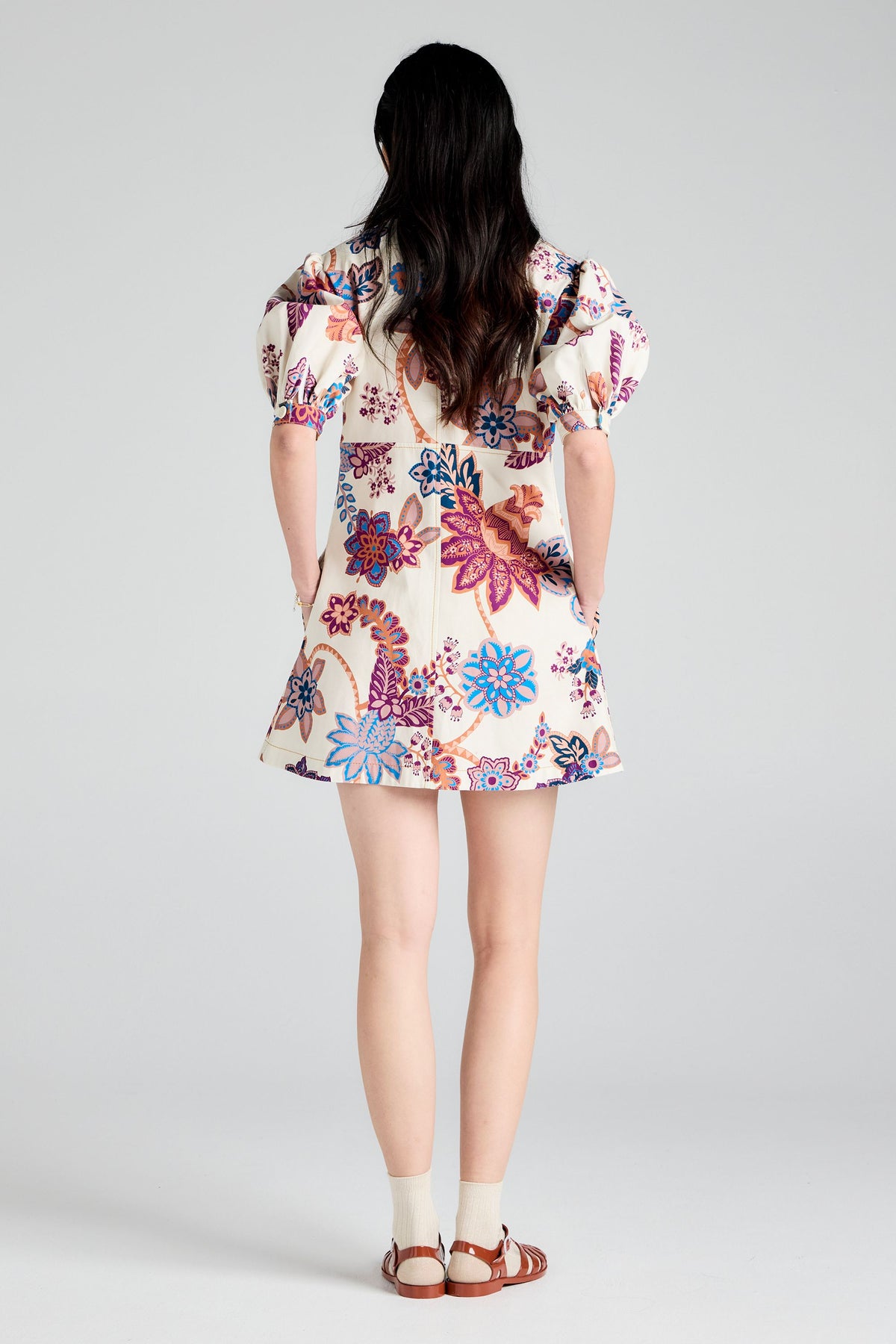 Delphie Dress Cream Multi