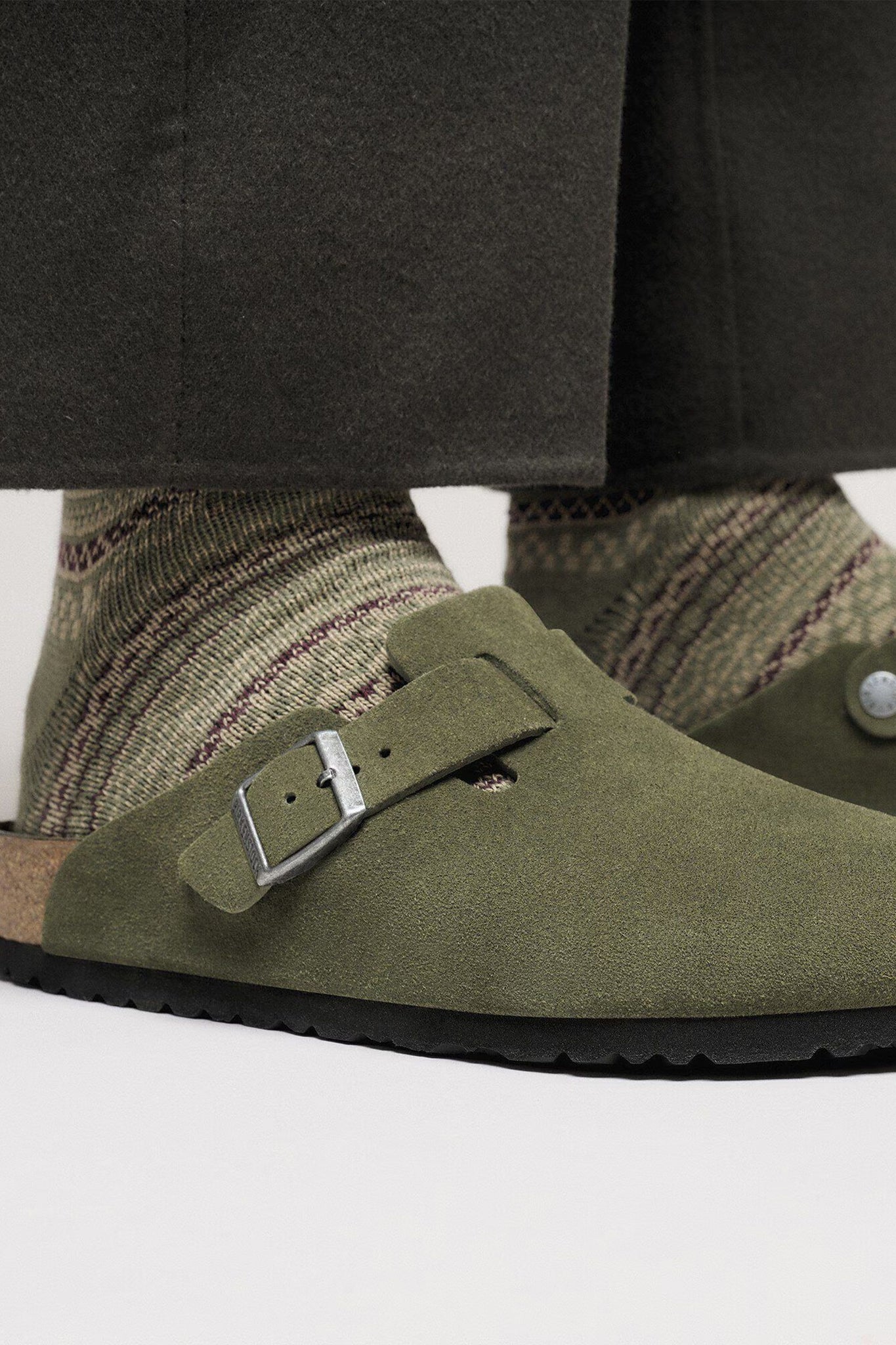 Boston SFB Suede Regular Fit Thyme