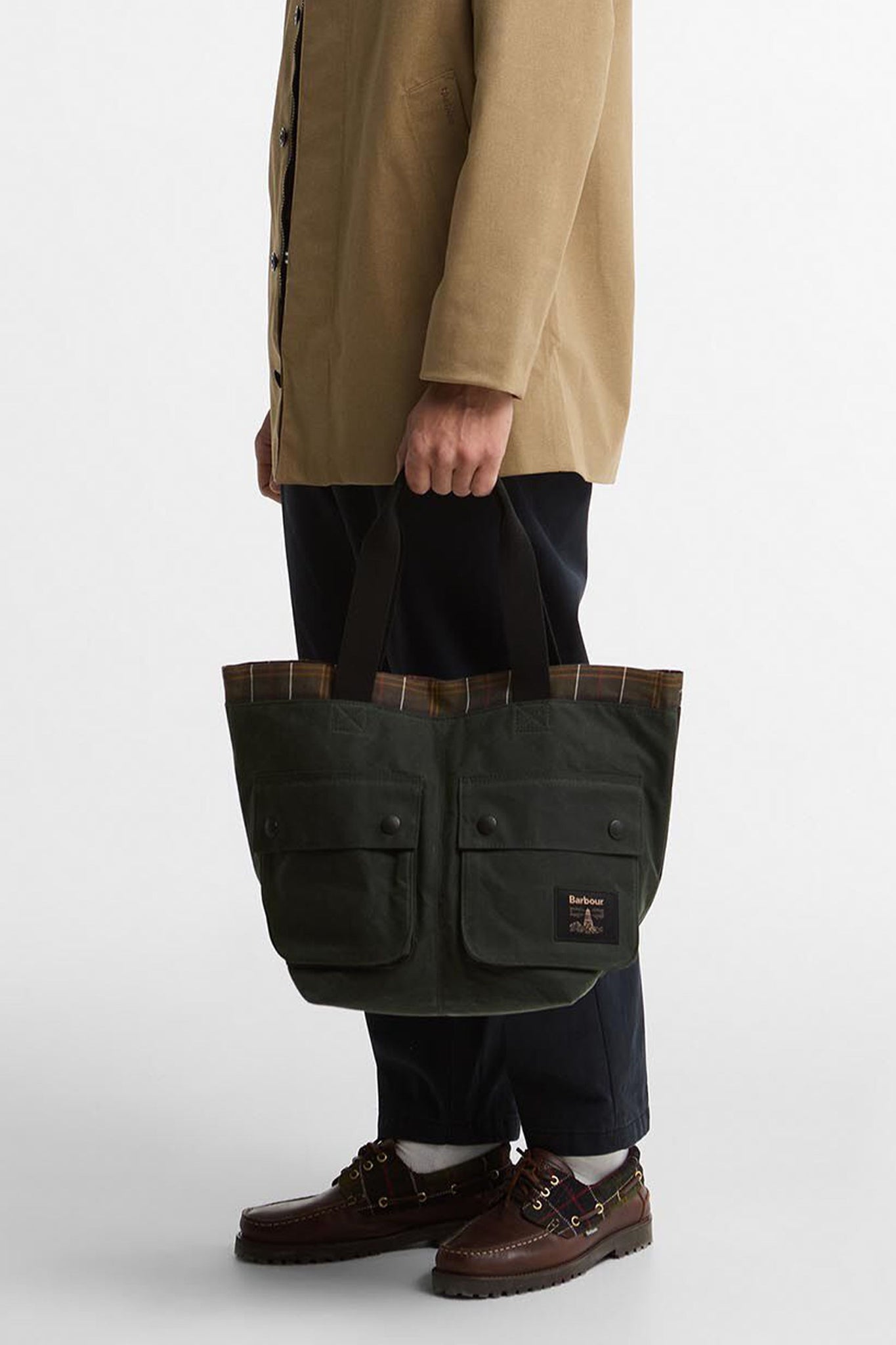 Field Wax Carry All Tote Bag Sage/Classic