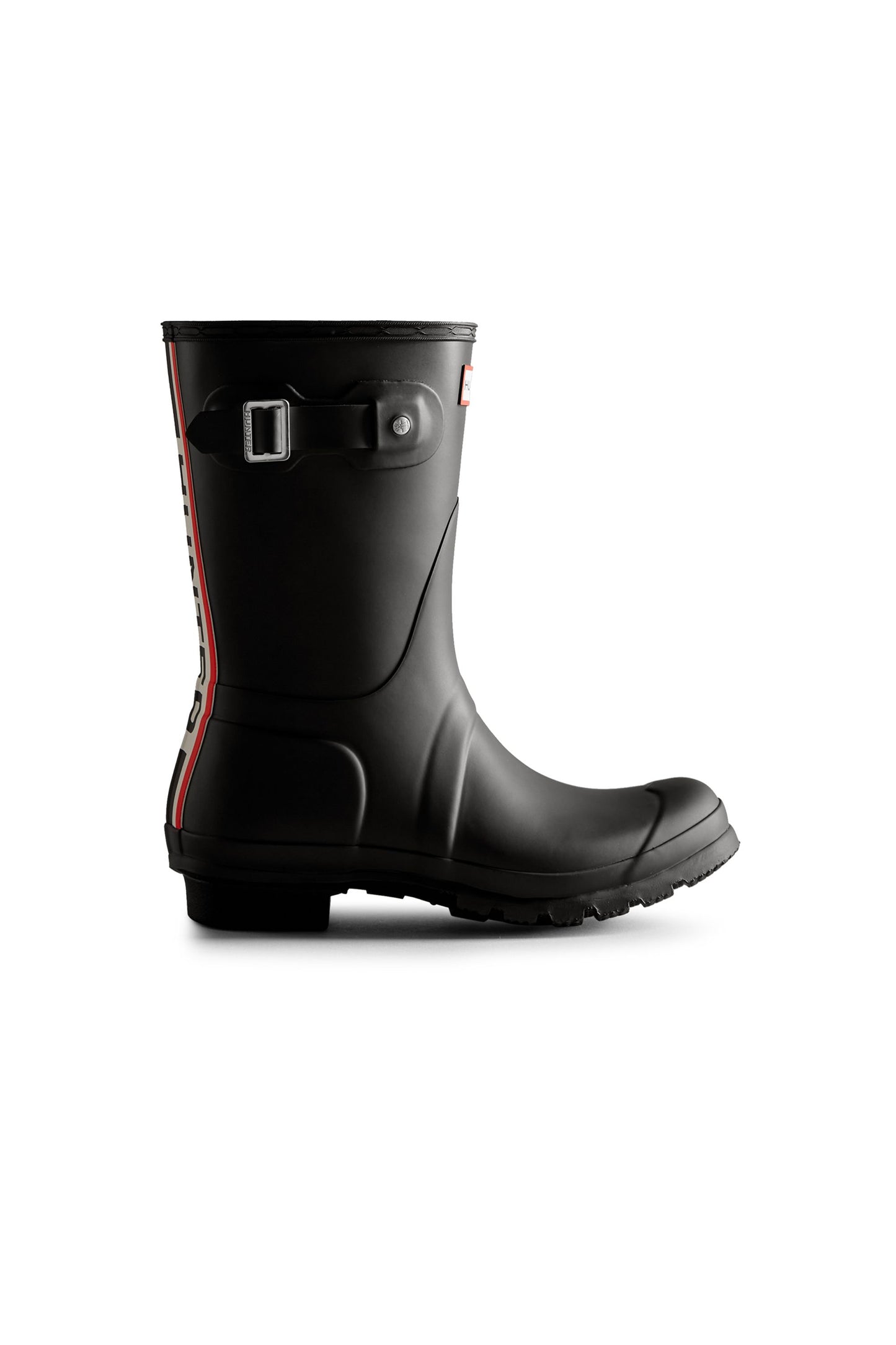 Short Tri Colour Logo Boot Black