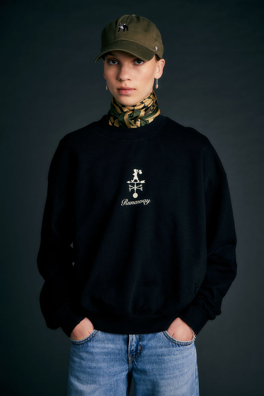 Runaway Weather Shop Sweatshirt Black