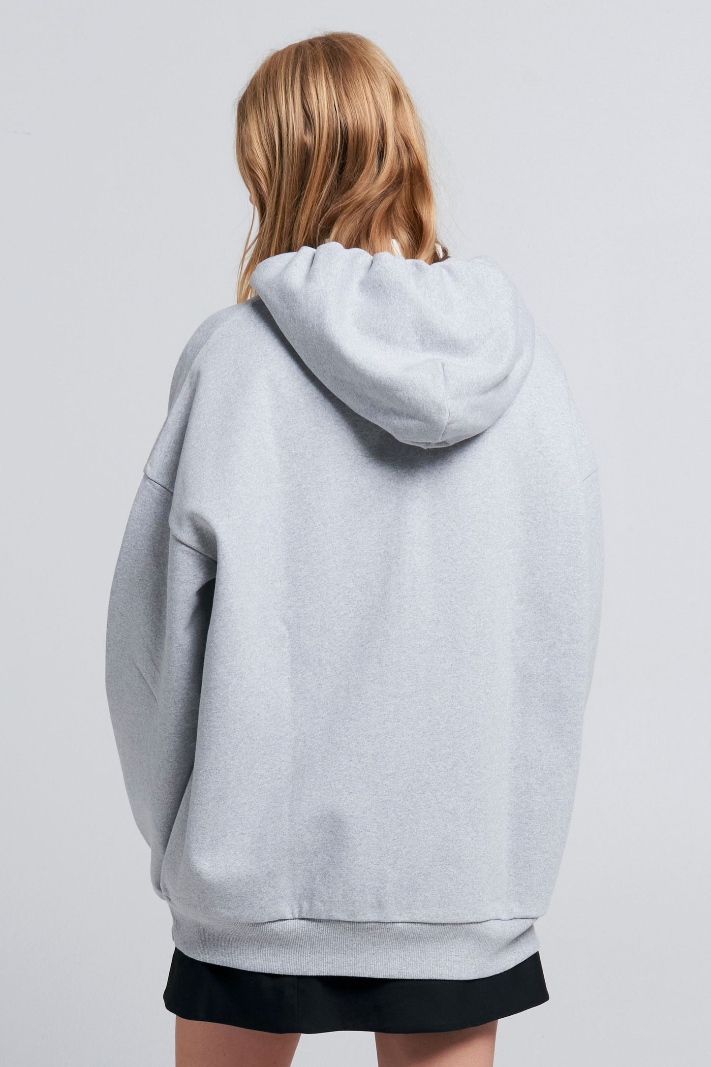 Oversized Hoodie Grey Marle