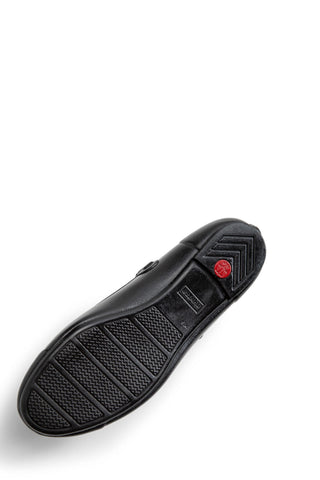 Refined Mary Jane Buckle Ballerina Gloss Black