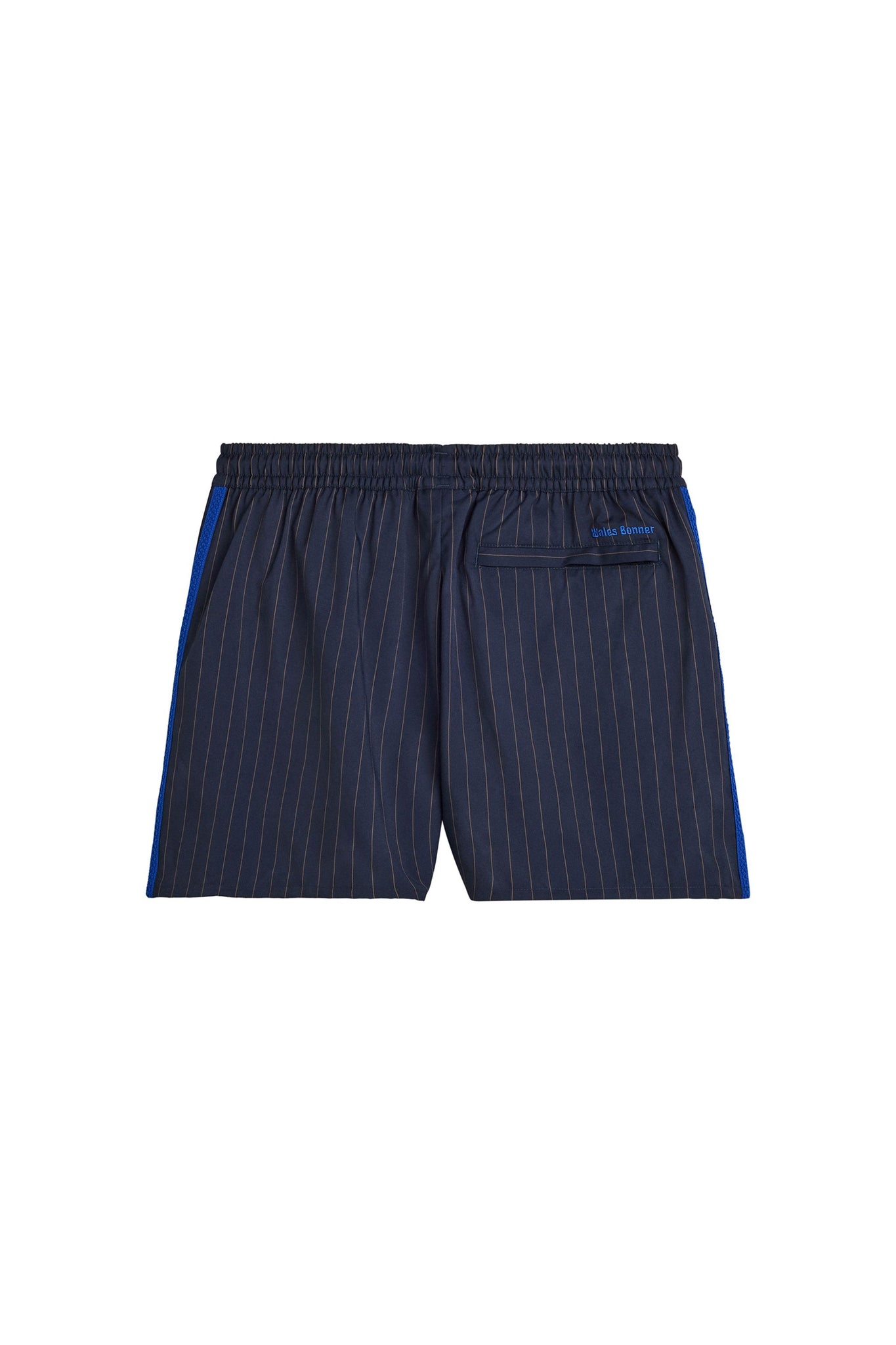 Wales Bonner Pinstripe Shorts Night Navy