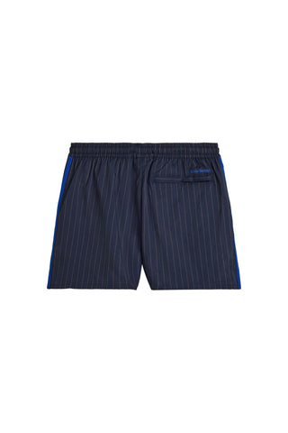 Wales Bonner Pinstripe Shorts Night Navy