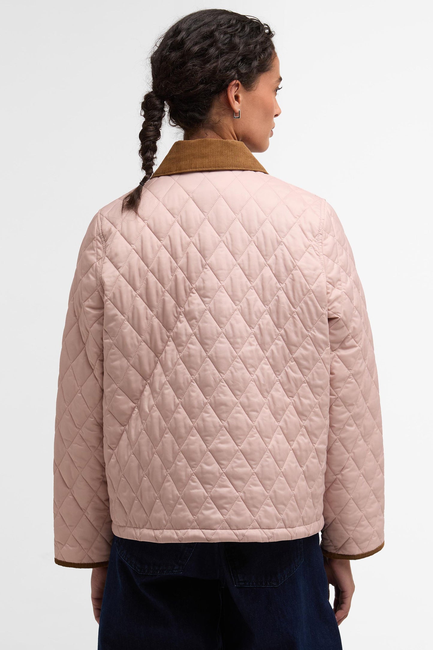 Cropped Liddesdale Quilted Jacket Gardenia/Dress/Beige