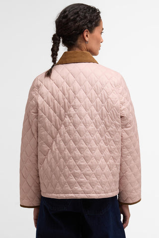 Cropped Liddesdale Quilted Jacket Gardenia/Dress/Beige