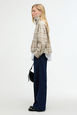 Myshall Casual Jacket Mist Tartan