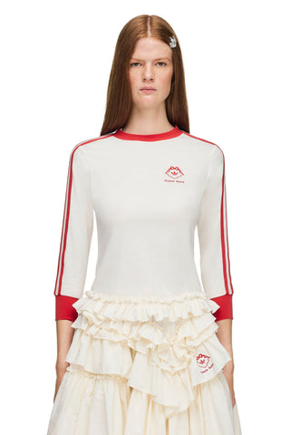 Simone Rocha Long-Sleeve Top Chalk White