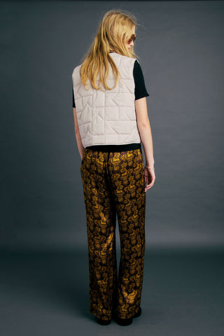 Quilted Drift Vest Ecru