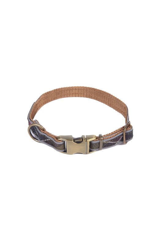 Reflective Tartan Dog Collar Classic Tartan