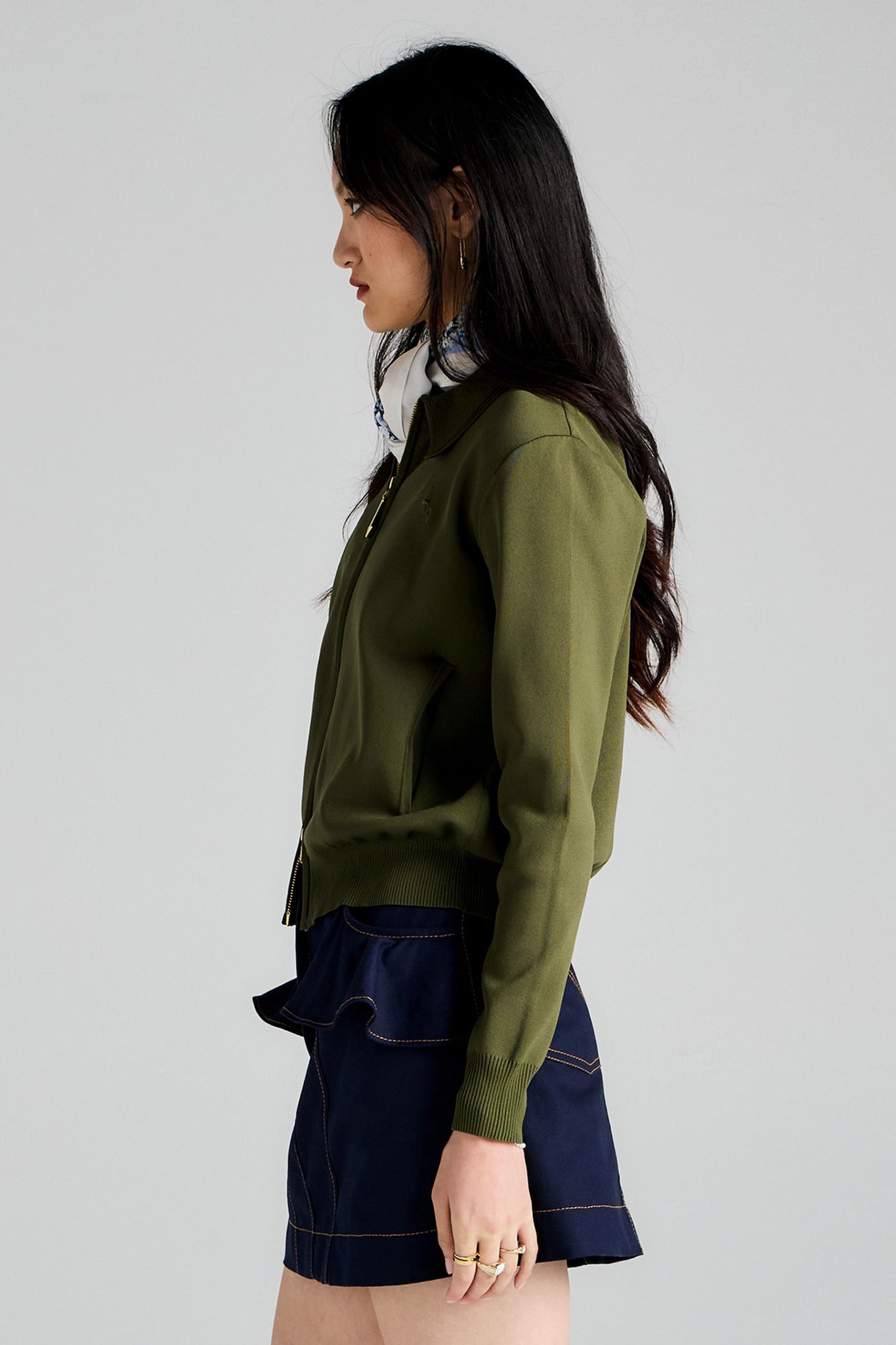 Runaway Knit Cardigan Green